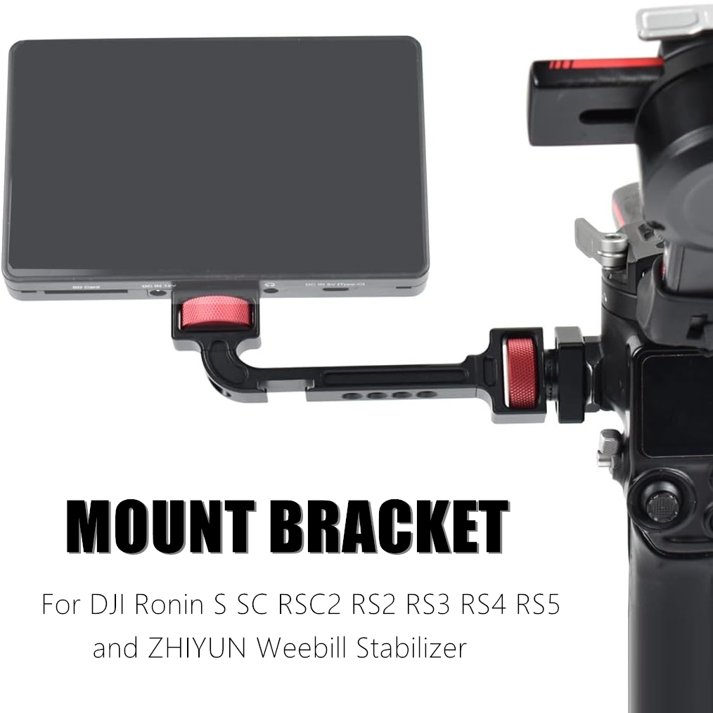 Adjustable Monitor Mount - 360 ° Adaptor Ekstensi Stabilizer yang