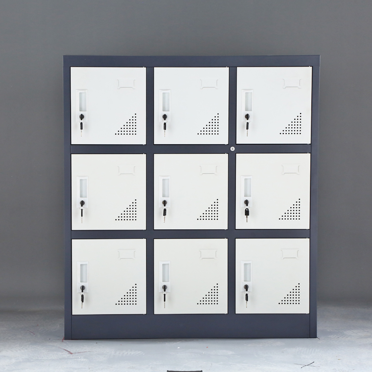 Locker Storage Metal - Lemari Penyimpanan Logam 9 Pintu Untuk