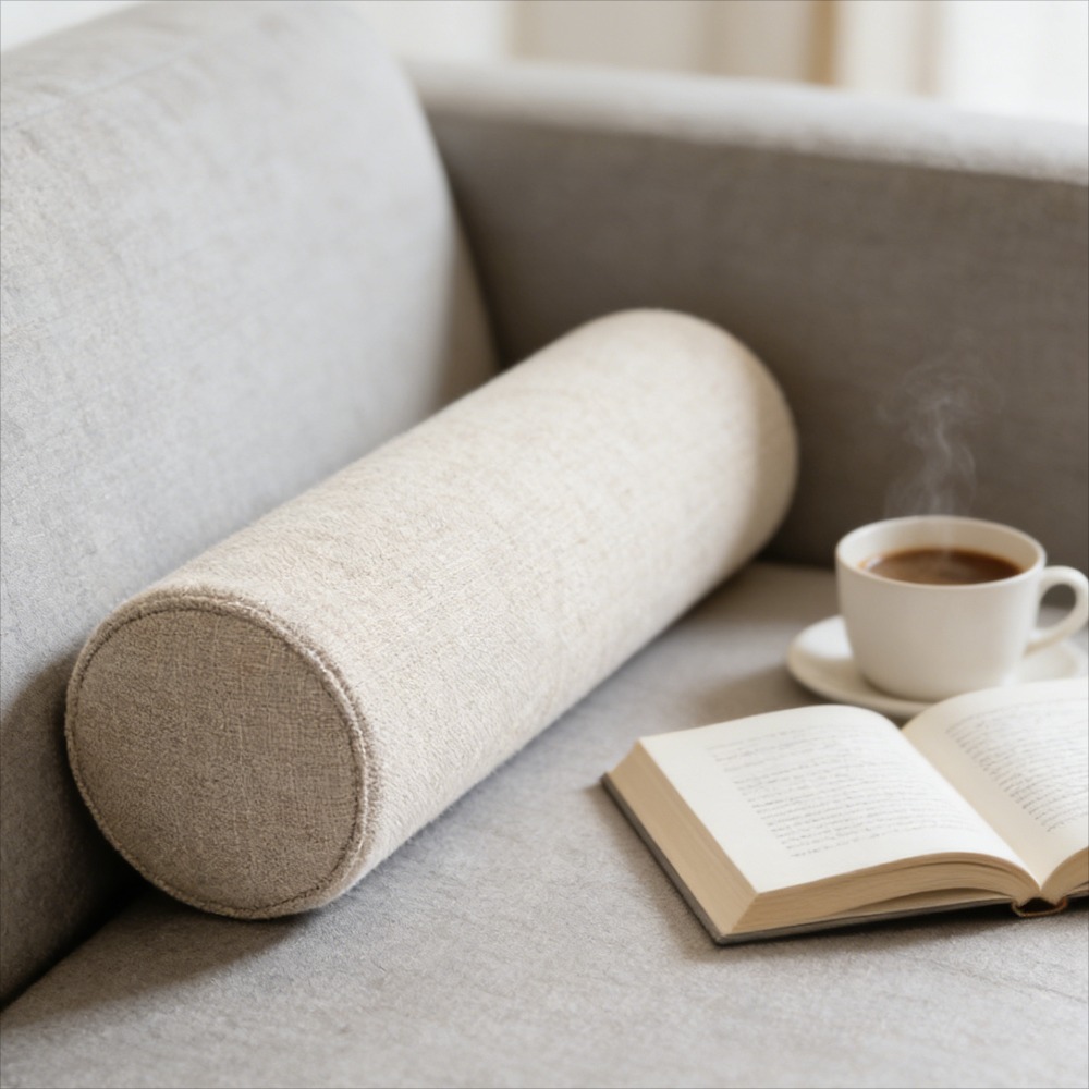 Office Footrest Cushion - Bantal Penyangga Pinggang Silindris untuk Kursi