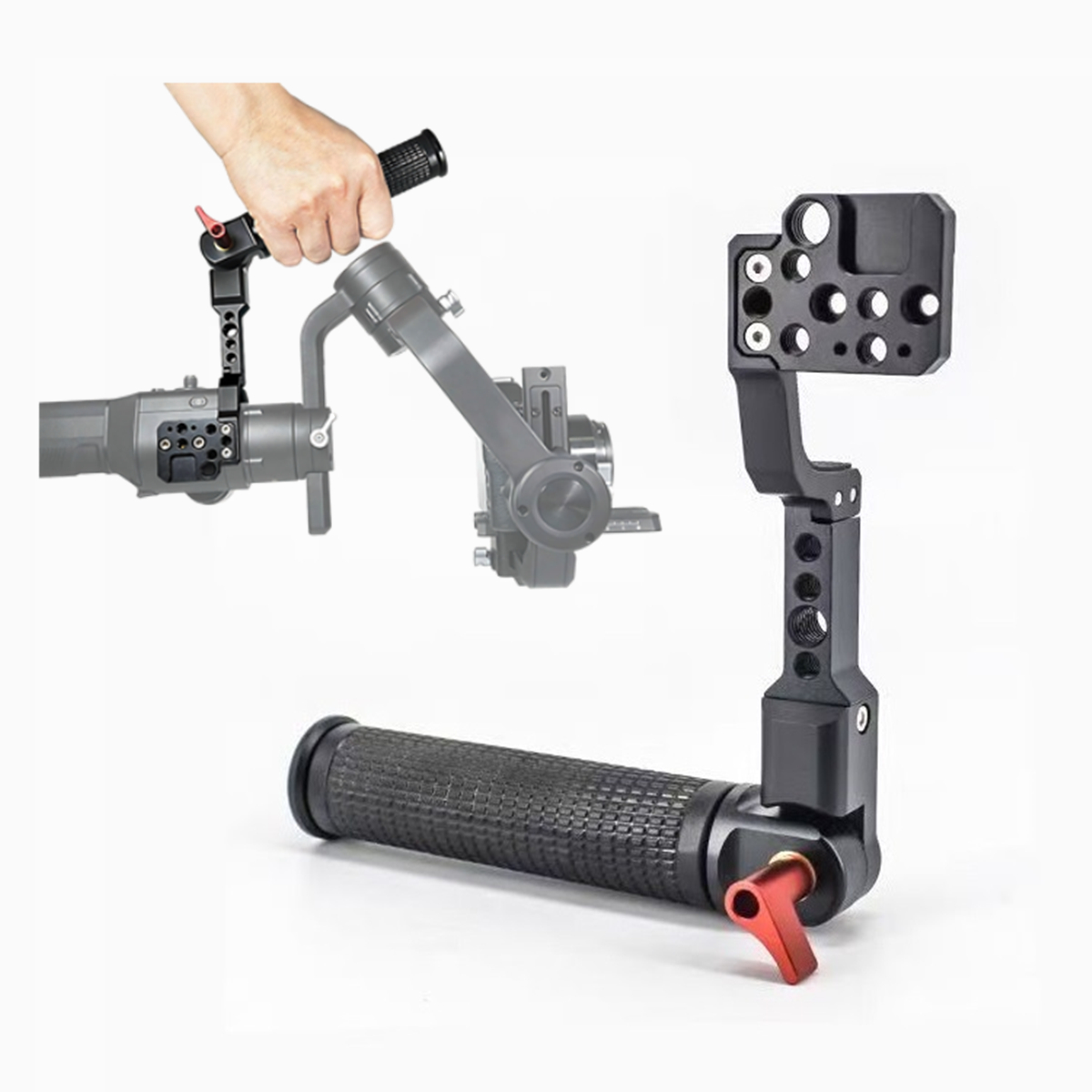 Adjustable Monitor Mount - Pegangan Ergonomis untuk DJI Ronin S