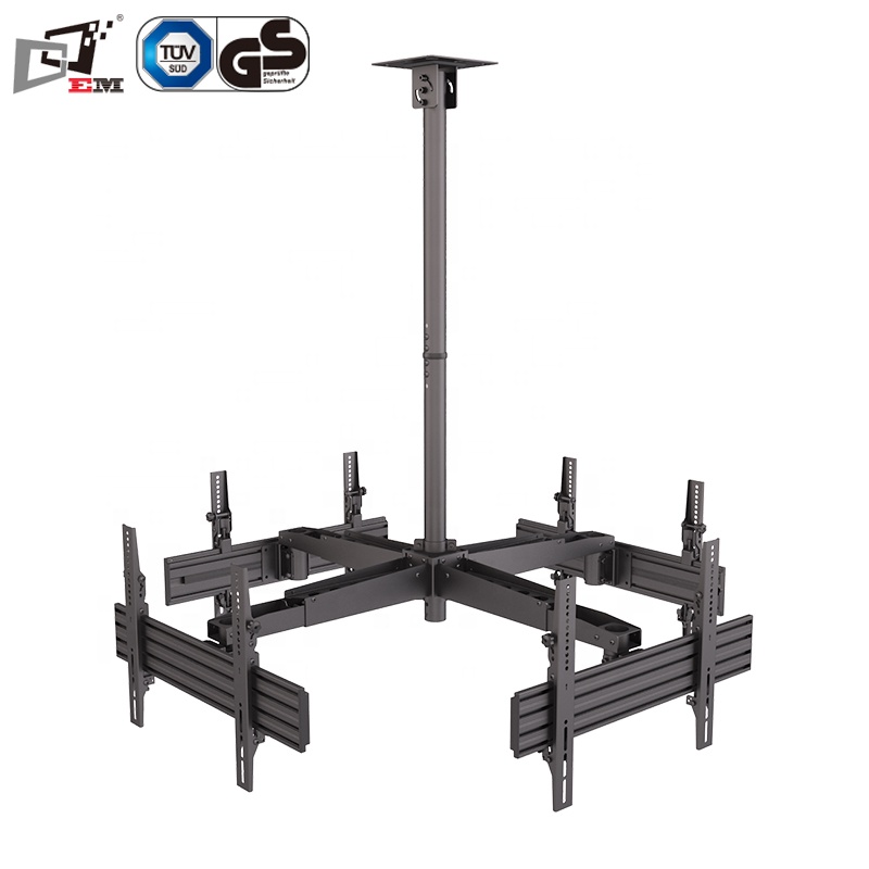 Adjustable Monitor Mount - Lengan TV Gantung Retraktil untuk Empat