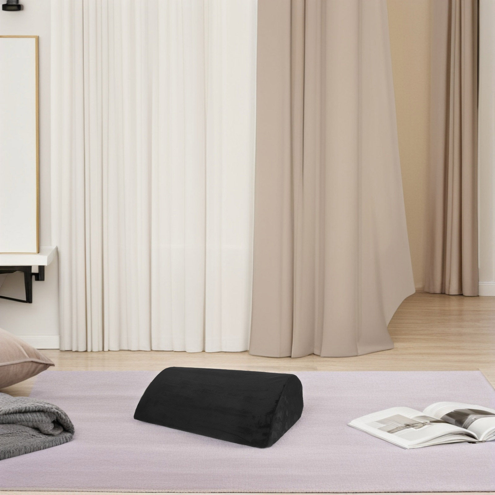 Alas Kaki Busa Memori Portabel - Office Footrest Cushion ulasan dan harga