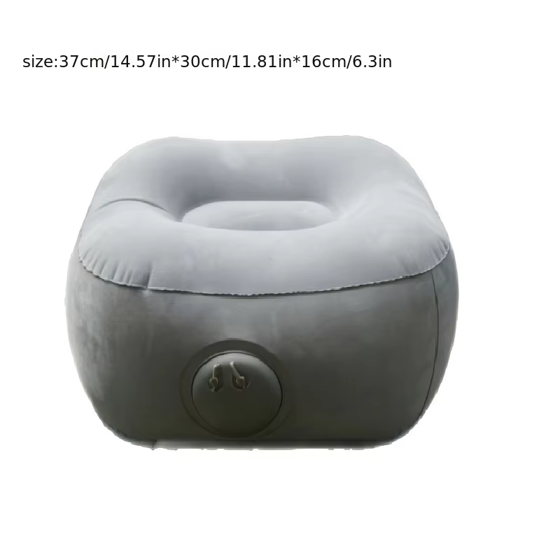 Bantal Penyangga Kaki Tiup PVC - Office Footrest Cushion ulasan dan harga