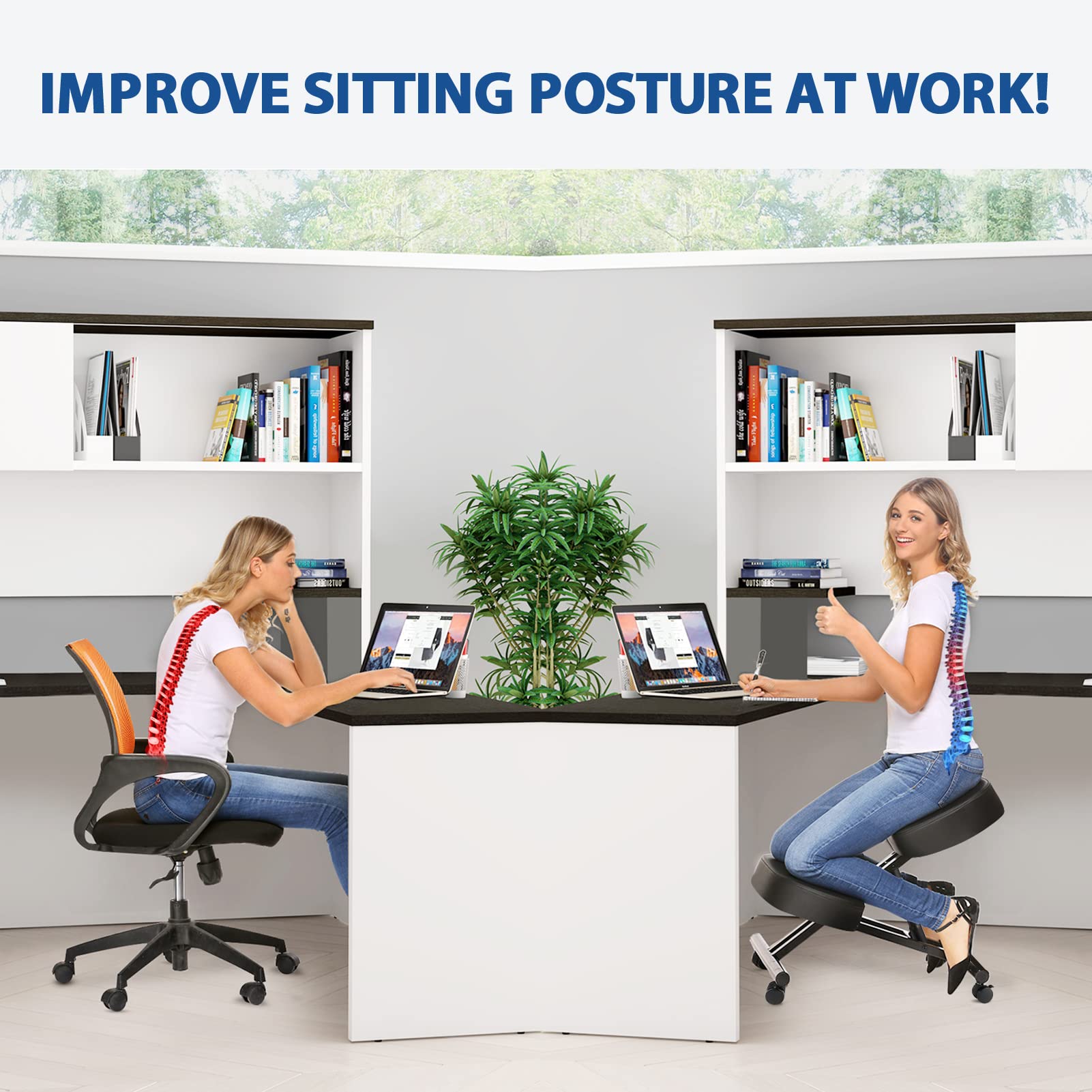 Kursi Berlutut Ergonomis untuk - Furniture Chairs For Office ulasan dan harga