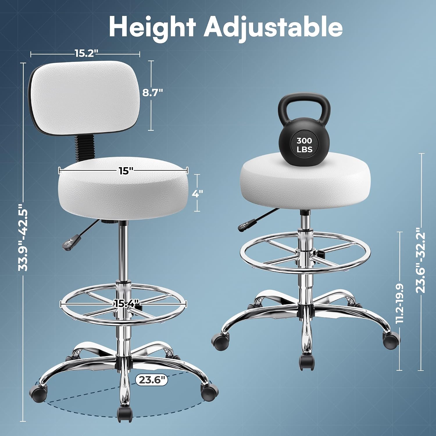 Kursi Drafting SUPERJARE denga - Office Footrest Cushion ulasan dan harga