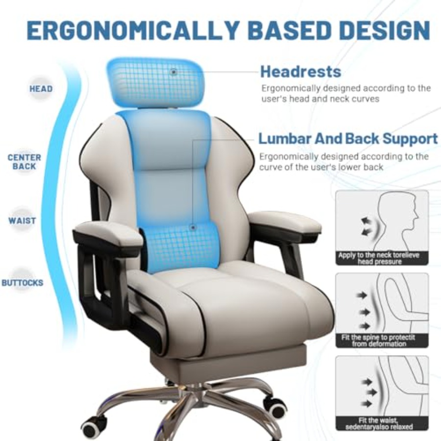 Kursi meja kantor rumah: Kulit - Office Footrest Cushion ulasan dan harga