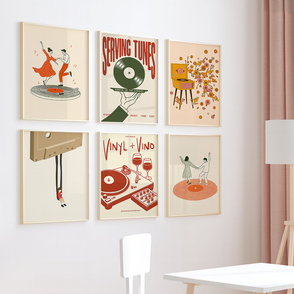 1 Buah Poster Kanvas Musik Ant - Office Furniture Modern ulasan dan harga
