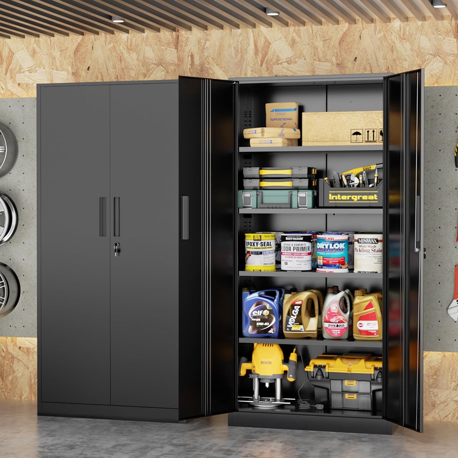 Lemari Penyimpanan Logam Tingg - Locker Storage Metal ulasan dan harga