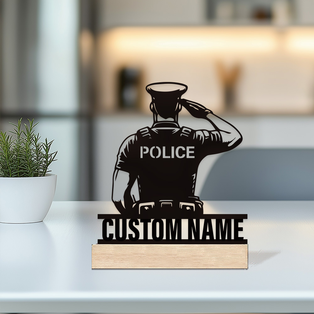 Lencana Polisi Logam Personal, - Office Furniture Modern ulasan dan harga
