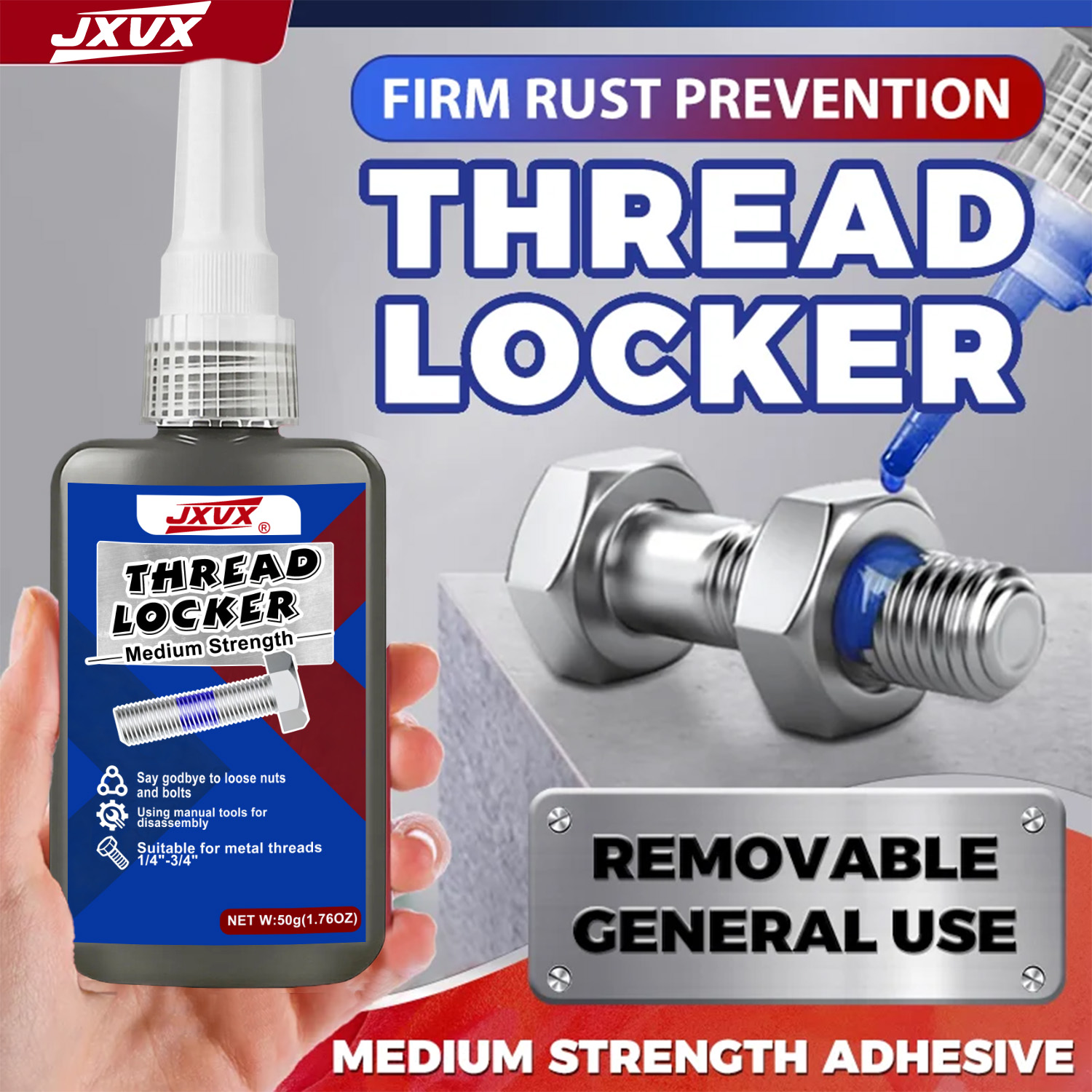 50ml Threadlocker 243 Biru, Pe - Locker Storage Metal ulasan dan harga