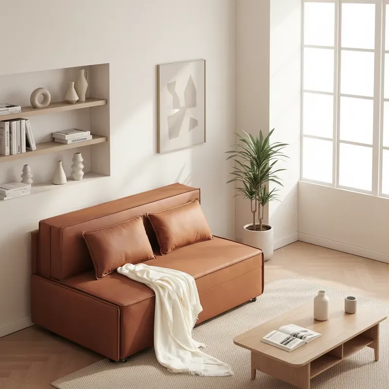 Sofa Bed Lipat Kustom dengan L - Locker Storage Metal ulasan dan harga