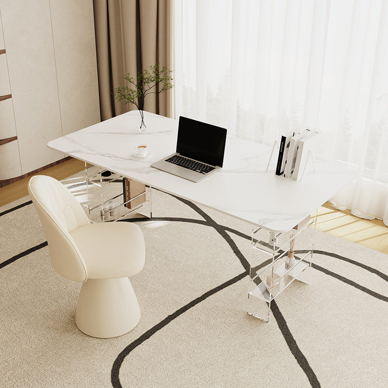 Meja Kerja Batu Sintered Kelas - Office Furniture Modern ulasan dan harga