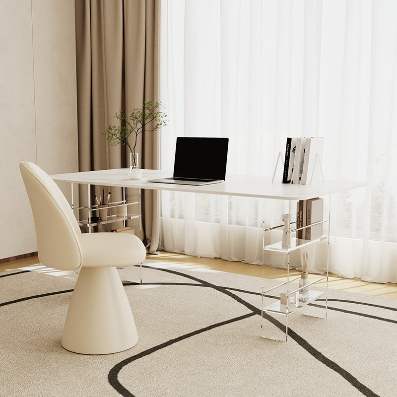 Meja Kerja Batu Sintered Kelas - Office Furniture Modern ulasan dan harga