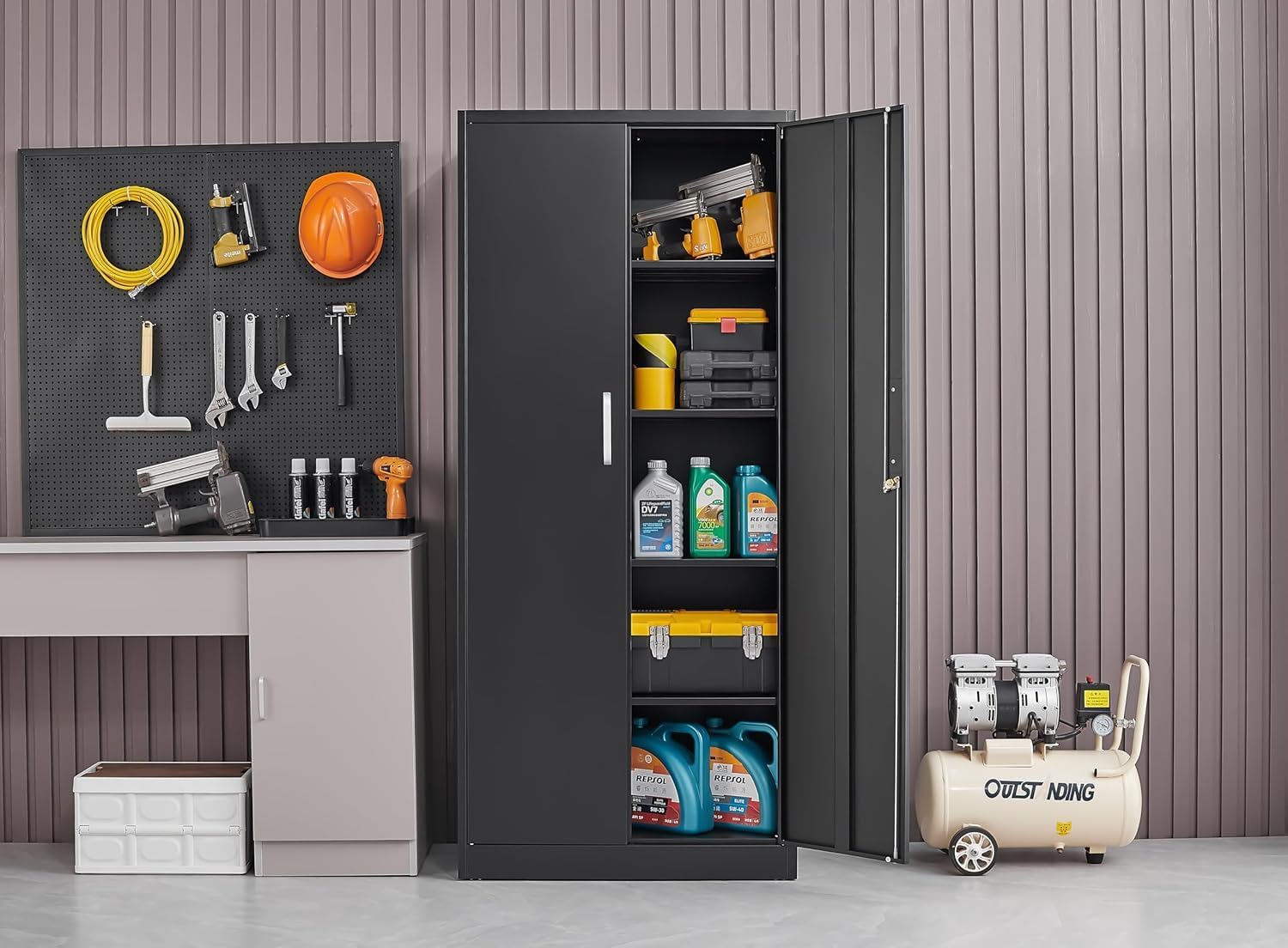 Lemari Penyimpanan Logam Denga - Locker Storage Metal ulasan dan harga