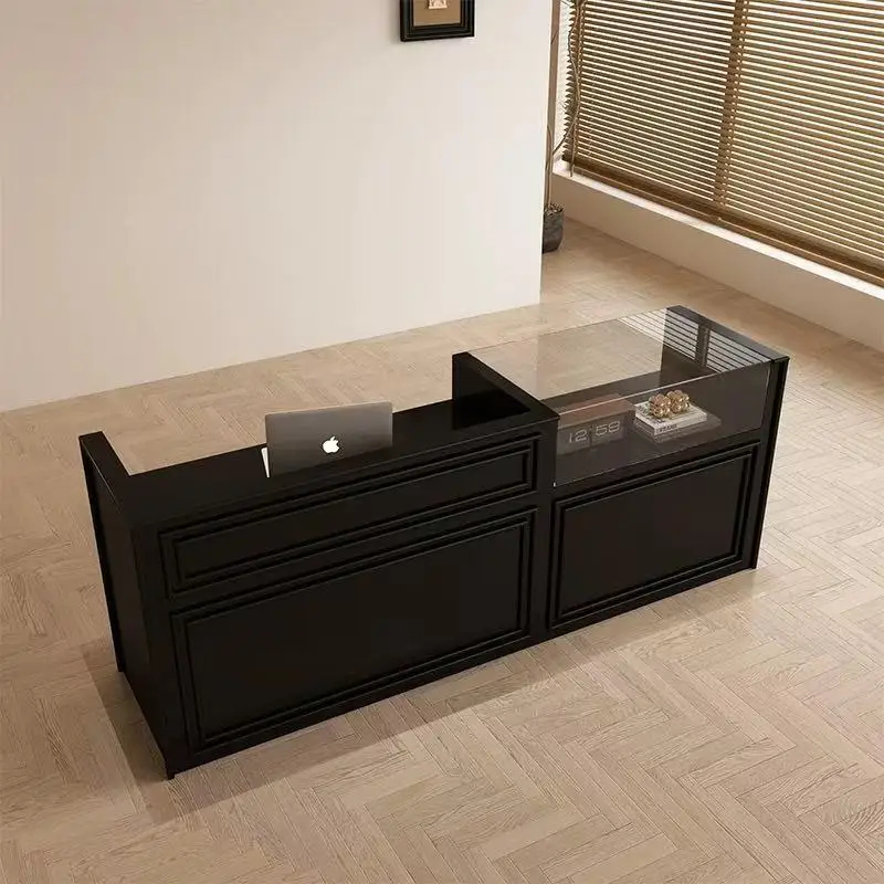 Meja Resepsionis Kantor Modern - Office Furniture Modern ulasan dan harga