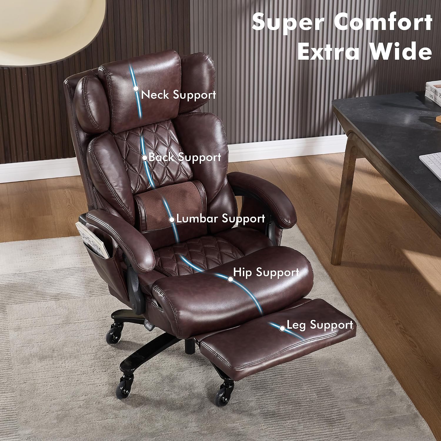 Kursi Kantor Ergonomis Besar & - Office Footrest Cushion ulasan dan harga